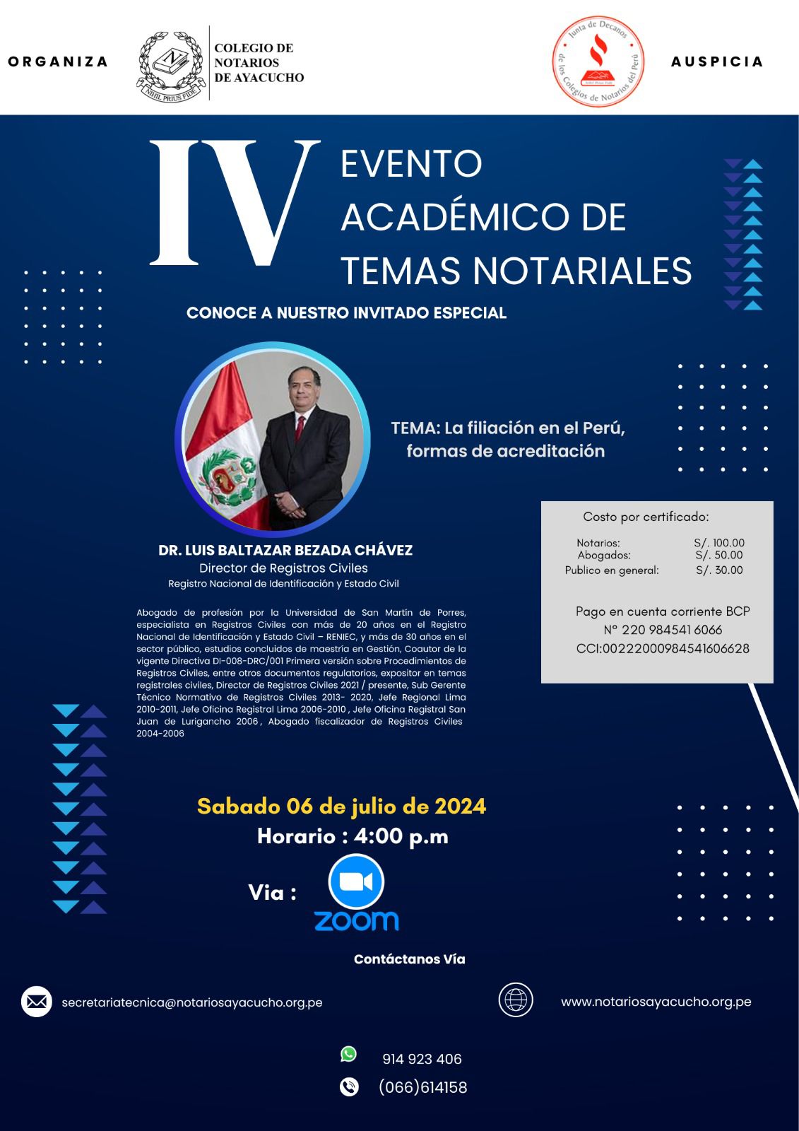 IV Evento Académico de Temas Notariales(Virtual)