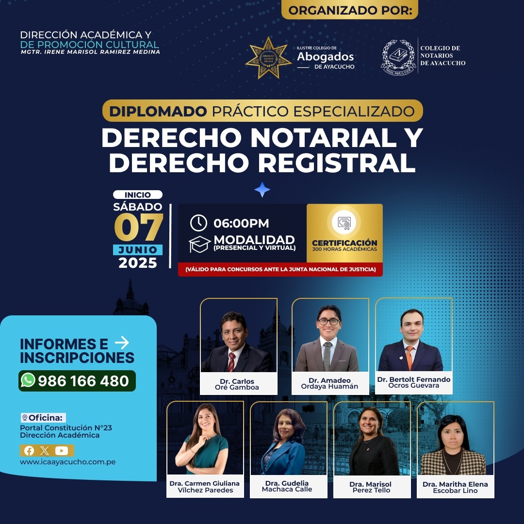  COLEGIO DE NOTARIOS DE AYACUCHO 